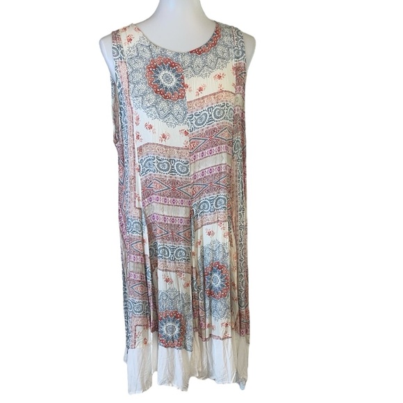 Altar'd State Dresses & Skirts - Altar’d State Floral Print Sleeveless Dress Size Medium